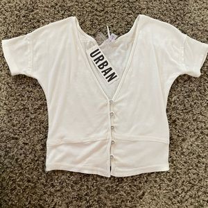 Brand new with tags urban outfitters white top